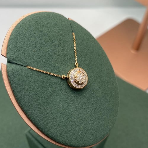 تعليقه الماس ناعم روز قولد