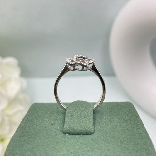 خاتم الماس ناعم بوزن 0.23 قيراط