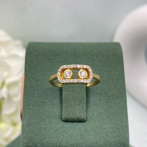 خاتم الماس تصميم كلاسيكي بوزن 0.29 قيراط