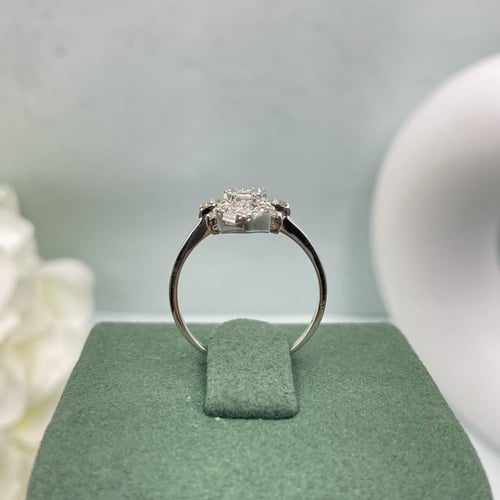 خاتم الماس ناعم بوزن 0.34 قيراط