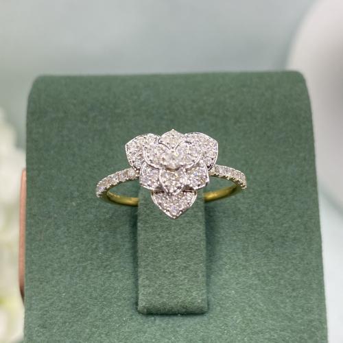 خاتم الماس بوزن 0.50 قيراط