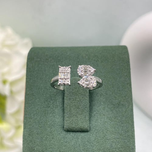 خاتم الماس تصميم كلاسيكي بوزن 0.33 قيراط