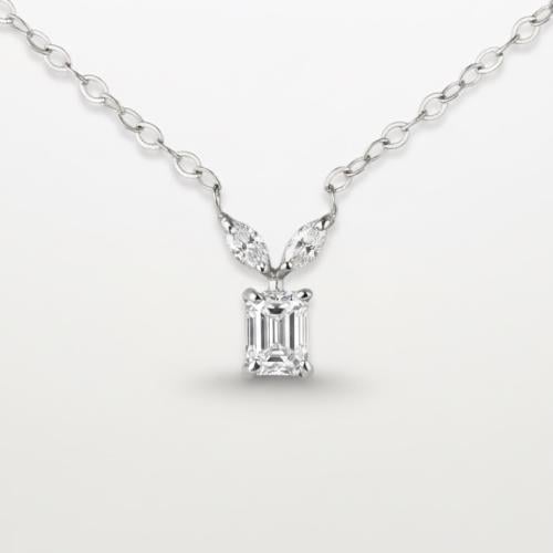 تعليقة الماس سلسلة ناعمة قصة ايمرالد