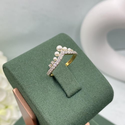 خاتم الماس تصميم كلاسيكي بوزن 0.32 قيراط