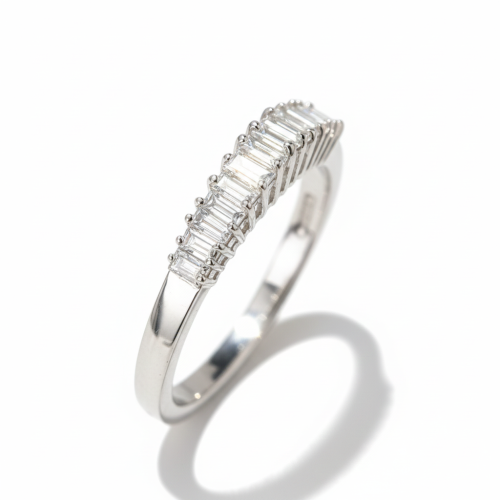 خاتم الماس باجيت ناعم