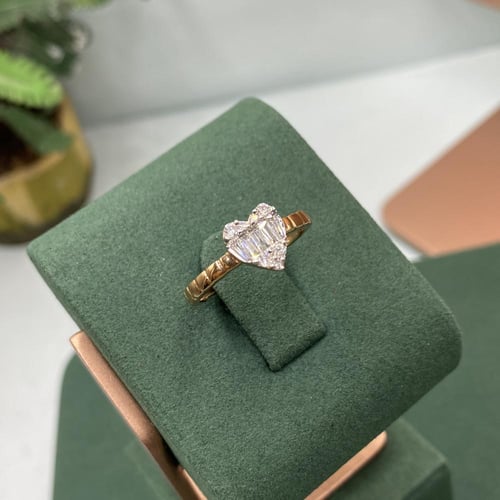 خاتم الماس ناعم تصميم حديث