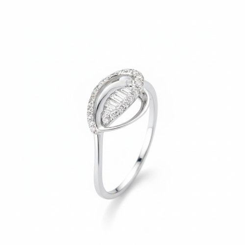 خاتم الماس دمعة باجيت