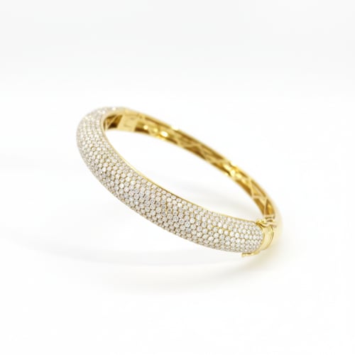 سوارة الماس بنجرة مرصعة بالكامل فخمة