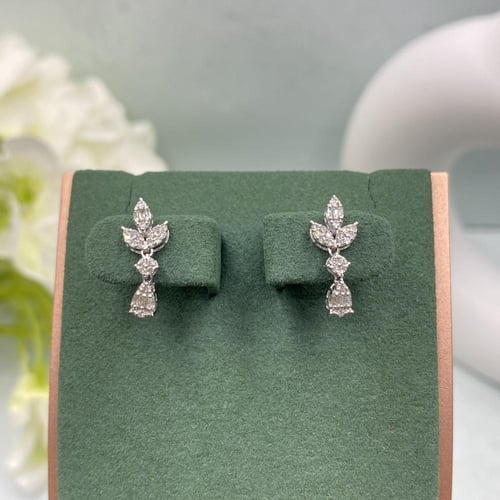 حلق الماس ناعم بوزن 0.25 قيراط