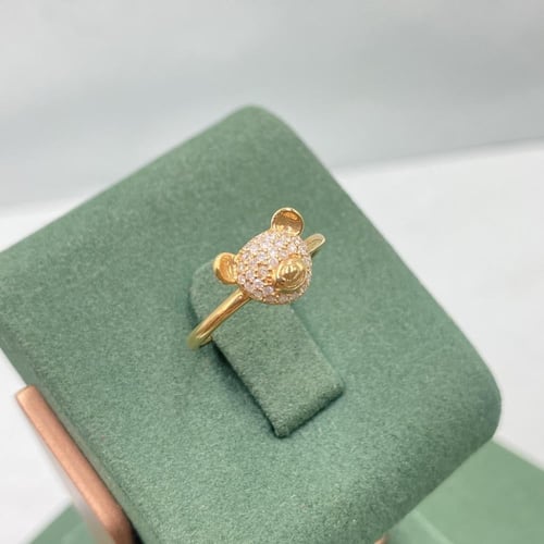 خاتم الماس اطفال بوزن 0.22 قيراط