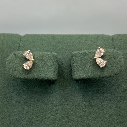 حلق الماس ناعم حديث بوزن 0.35 قيراط