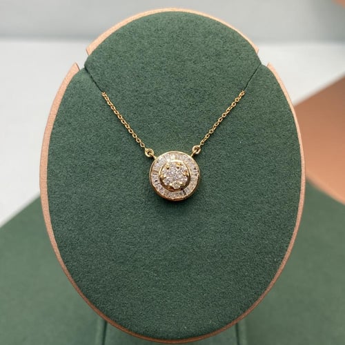 تعليقه الماس ناعم روز قولد