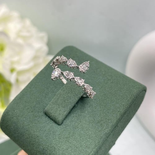 خاتم الماس تصميم كلاسيكي بوزن 0.31 قيراط