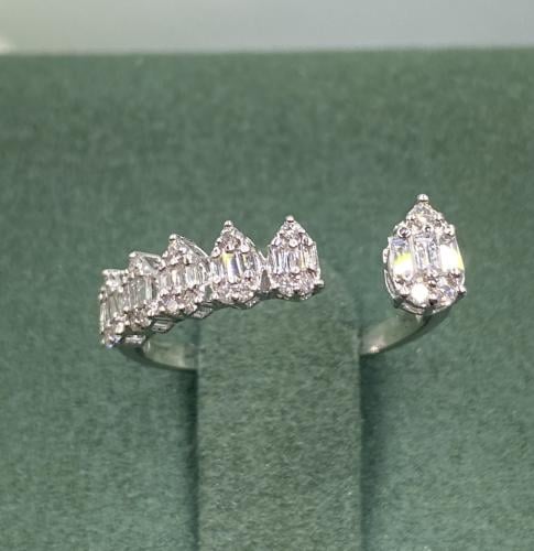 خاتم الماس ناعم بوزن 0.31 قيراط