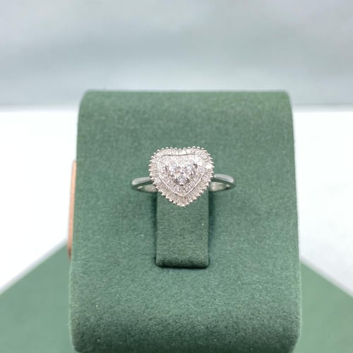 خاتم الماس تصميم كلاسيكي بوزن 0.26 قيراط