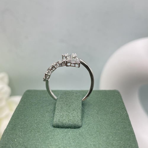 خاتم الماس تصميم كلاسيكي بوزن 0.28 قيراط