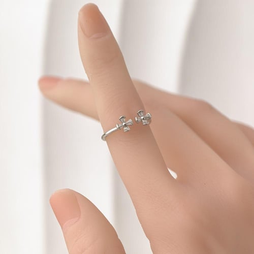 خاتم الماس مفتوح فخم