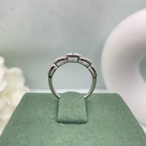 خاتم الماس حديث بوزن 0.27 قيراط