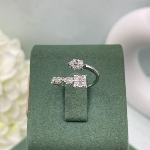 خاتم الماس تصميم كلاسيكي بوزن 0.28 قيراط