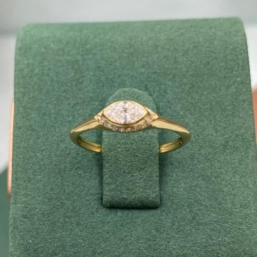 خاتم الماس سوليتير تصميم حديث