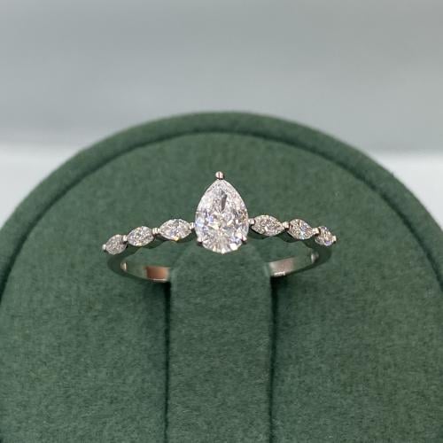 خاتم الماس سوليتير بوزن بوزن 0.61 قيراط