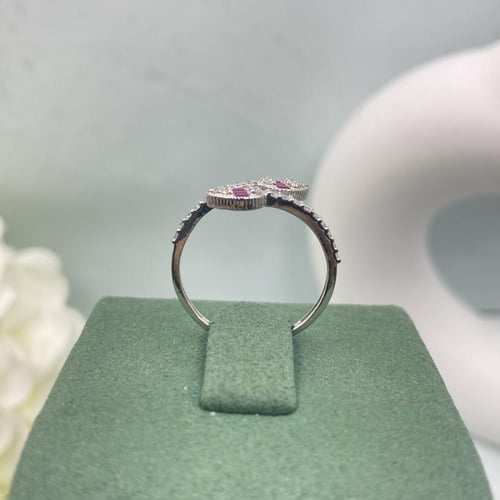 خاتم الماس تصميم كلاسيكي بوزن 0.27 قيراط