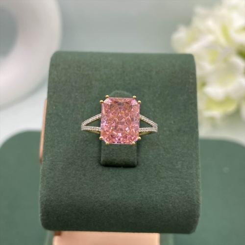 خاتم الماس على حجر المورغانيت