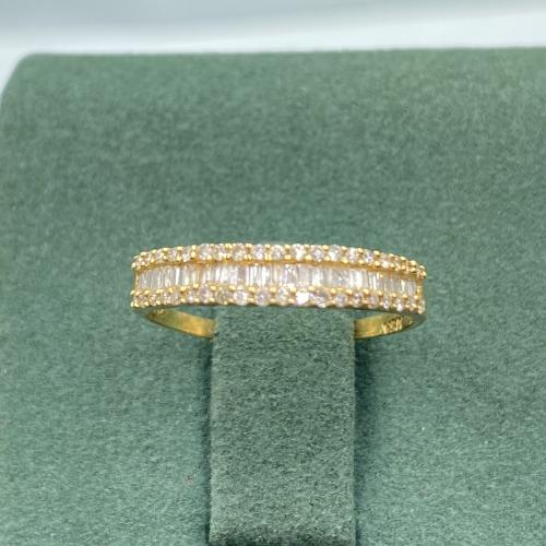 خاتم الماس ناعم بوزن 0.38 قيراط