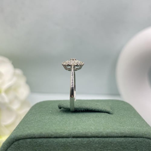 خاتم الماس تصميم كلاسيكي بوزن 0.31 قيراط