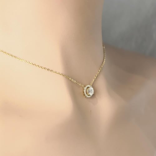 تعليقة الماس سلسلة بقصة فخمة