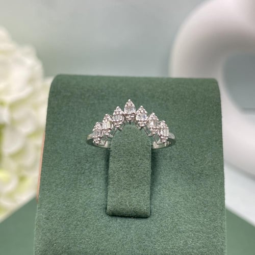 خاتم الماس تصميم كلاسيكي بوزن 0.20 قيراط