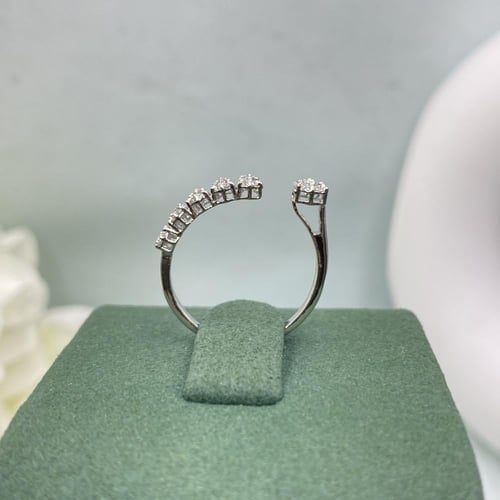 خاتم الماس ناعم بوزن 0.31 قيراط