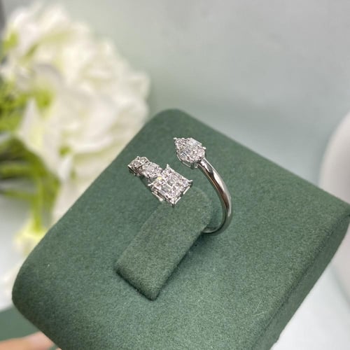 خاتم الماس تصميم كلاسيكي بوزن 0.28 قيراط