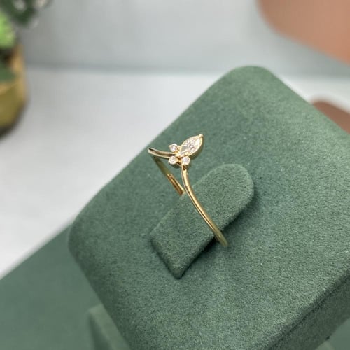 خاتم الماس سوليتير ماركيز