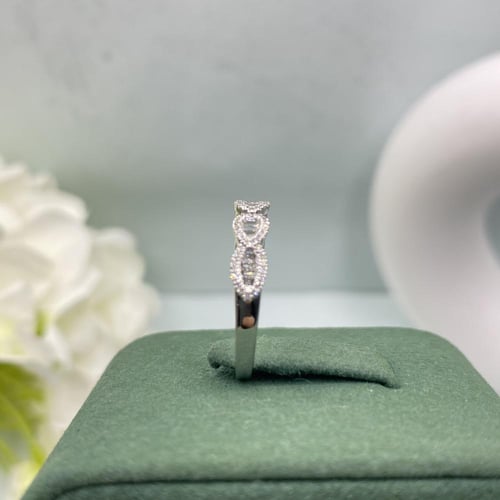 خاتم الماس حديث بوزن 0.27 قيراط