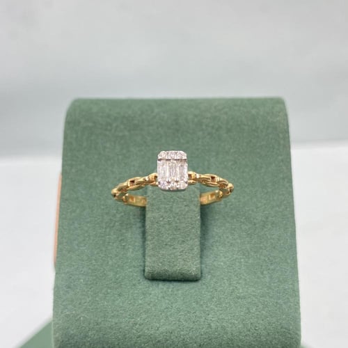 خاتم الماس بوزن 0.11 قيراط