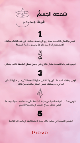 شمعة سيروم الجسم