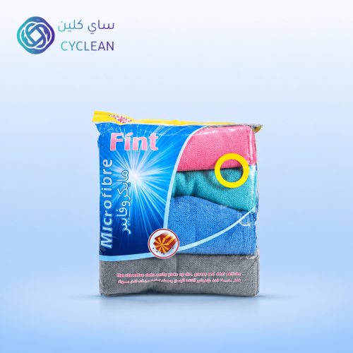 مناشف ميكروفايبر - ربطة 4 حبات