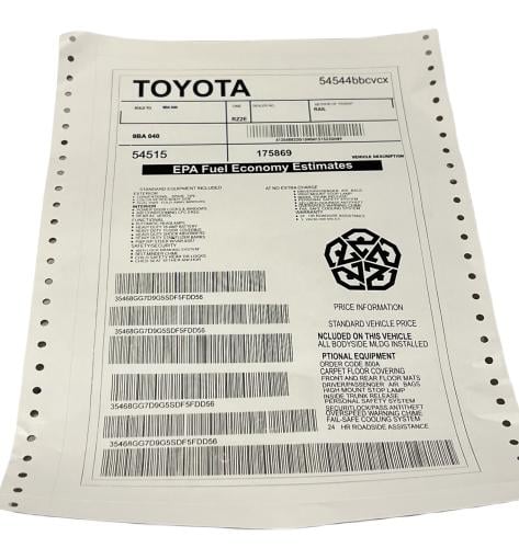 برنت للباب تويوتا لاصق