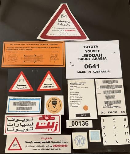 بكج استكرات كامري 2006-2010