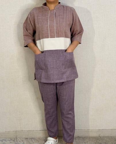 A men's suit set made of multiple colors, model number: 46