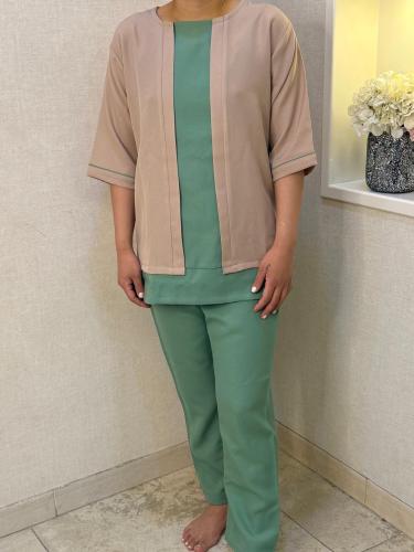 Suit set made of two colors, model number: 932