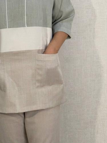 A suit set made from various colors, model number:...
