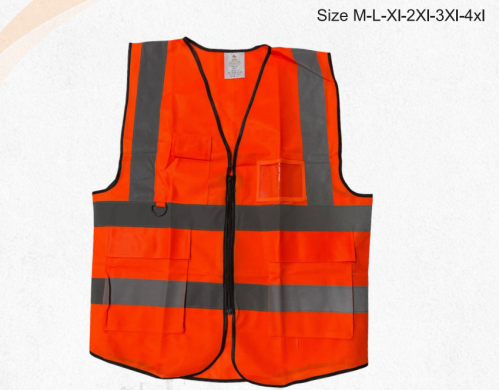 Salama jacket orange pockets