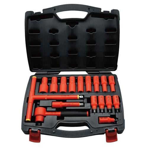 طقم عدة معزول حبوب 3/8 بوصة 18 قطعة- TOWER تاور