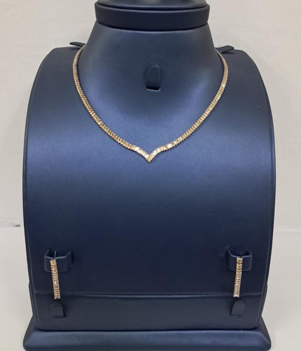 طقم سلسلة وحلق