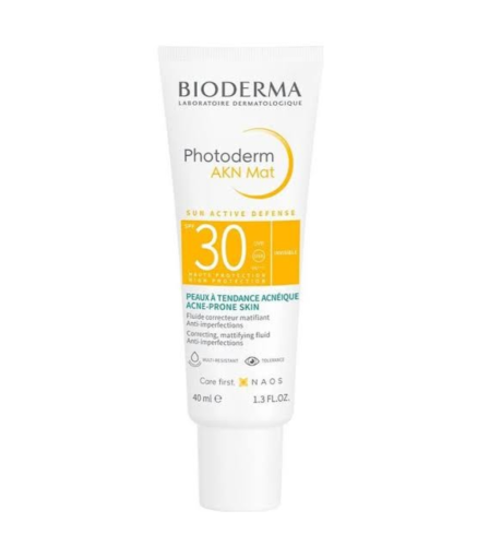 بيوديرما واقي شمس سائل مات للبشرة الدهنية - 40 مل