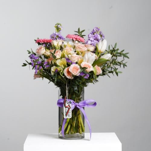 فازة تناغم الزهور