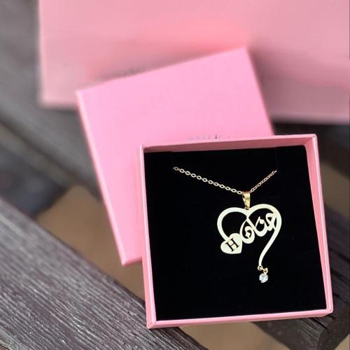 سلسال الاسم و الحرف شكل قلب