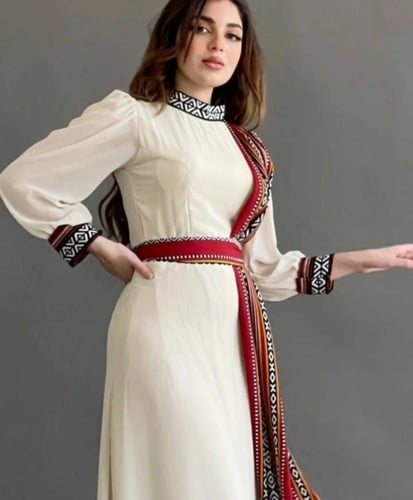 جلابية يوم التأسيس - ابيض